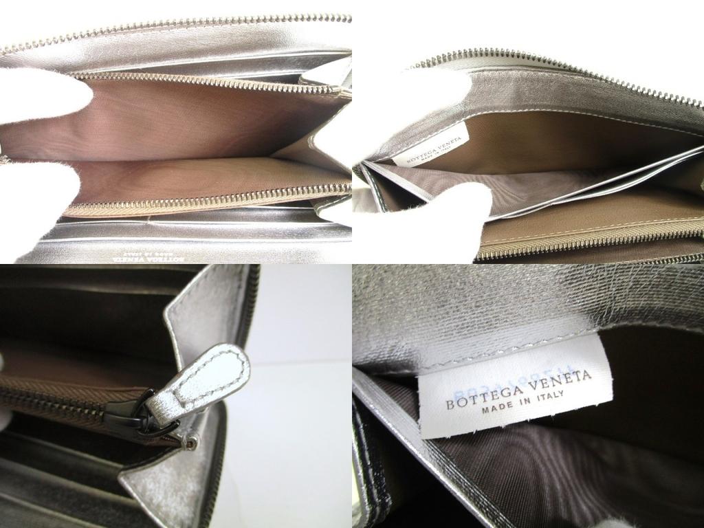 Autentická BOTTEGA VENETA Intrecciato Černá Kožená Kulatá Peněženka na Zip #a780 Repasovaná