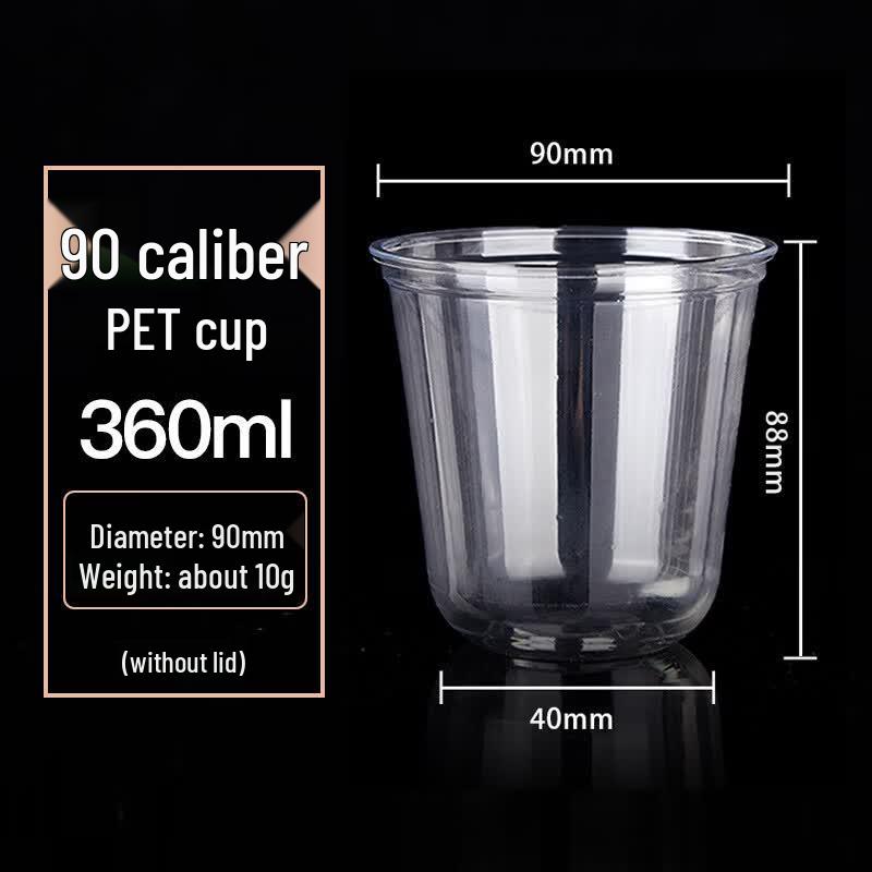 Disposable Transparent U-Shaped Plastic Cups