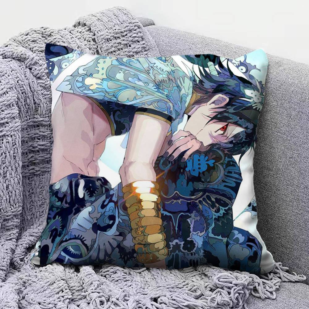 Magi The Labyrinth of Magic Anime Manga Pillow Covers Home Sofa Cushion Covers and Aecorative Custom