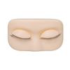 Eyelash Extension Practice Head with Removable Eyelids Flat Mannequin Model Lash Grafting Training Makeup Teaching Accessories