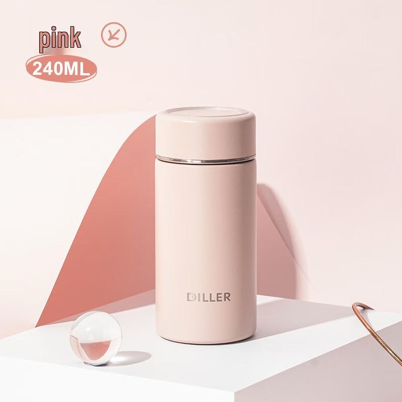 Diller Leisure Time Stainless Steel Tea Infuser Thermos Cup