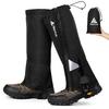 HIKENTURE Waterproof and Windproof Gaiters for Winter Mountaineering: Long, Durable Leg Covers, Lightweight Mountaineering Spats for Trekking, Outdoor