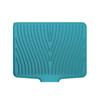 Silicone Dish Drying Mat Drain Pad Kitchen Pans Tableware Coaster Eco-Friendly Drainer Mat For Home Kitchen Tableware