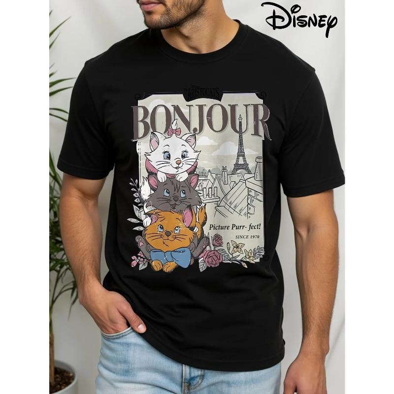 Summer Men's 100% Pure Cotton Casual Loose Plus Size Western Bull Head Pattern Printed Round Neck Short Sleeved T-shirt Top