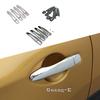 For Nissan Kicks 2017 2018      ABS Plastic Car Door Handle Cover Armrest Trim Handrail Exterior Accessories