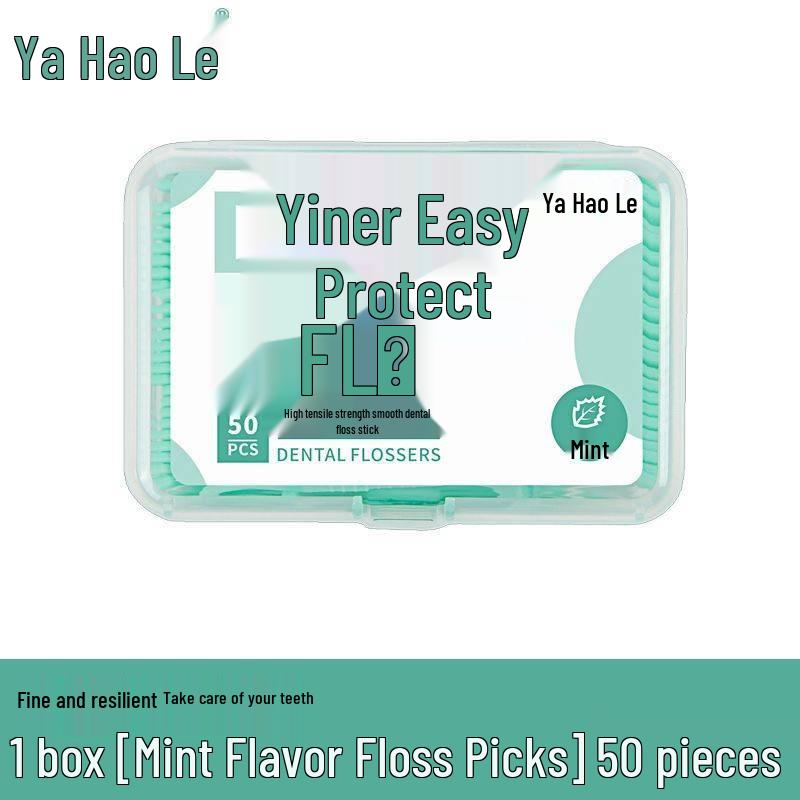 Ultra-Fine Fruit-Flavored Family Pack Dental Floss Picks for Whitening & Children's Oral Care