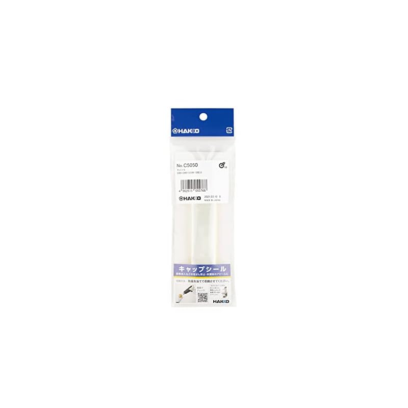 Hakko Cap Seal, 90 X 24 Mm, 100 Pieces, C5050