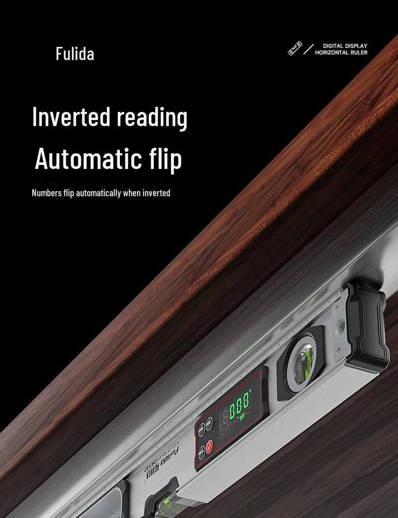 High Precision Electronic Digital Level with Strong Magnetic Base & Inclinometer