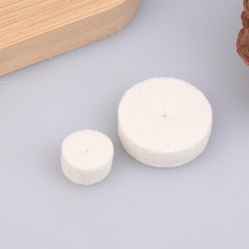Hot 1Set Wool Felt Polishing Wheel Kit - Multi-Shape Buffing Set For Rotary Tools, Ideal For Metal