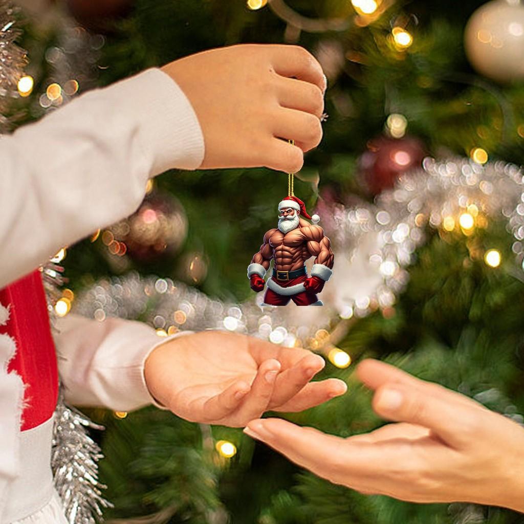 Christmas Countdown Blind Box Mini Santa Pendant Christmas Party Gift For Kids And Friends