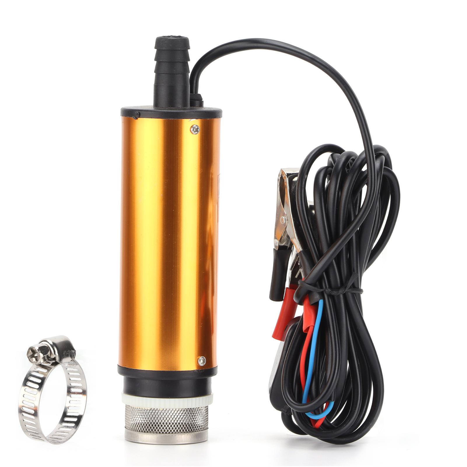 

DC 24V Fuel Transfer Pump Electric Portable Mini Aluminium Alloy Shell for Pumping Diesel Oil Water