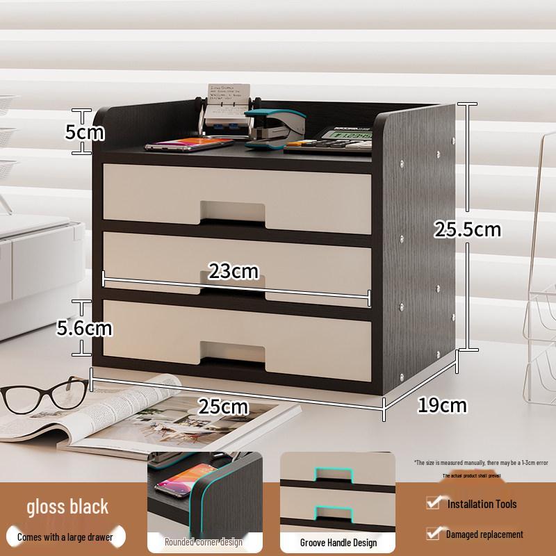 Desktop Monitor Stand with Storage Drawer