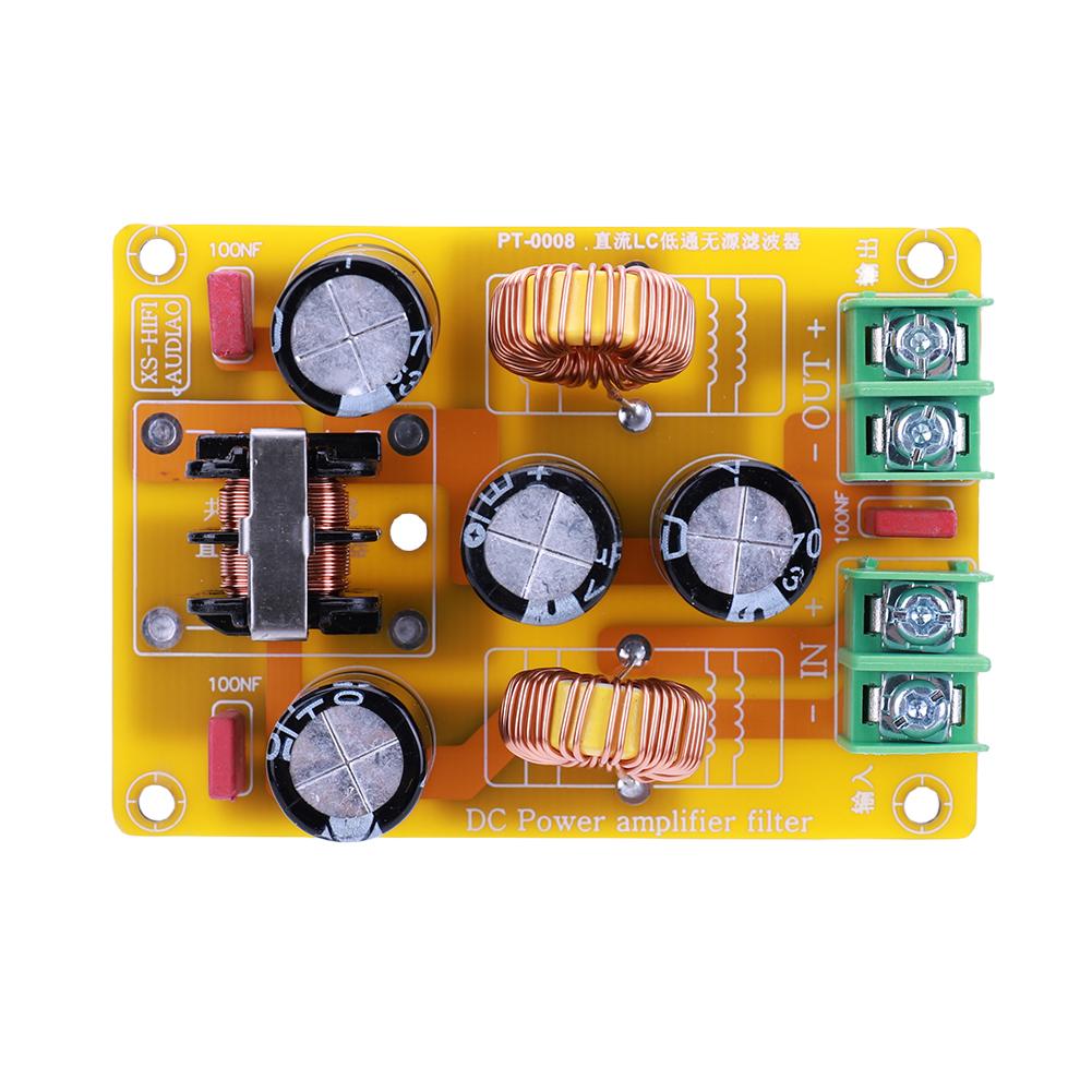 DC LC High Frequency Power Filter 2A 4A 10A 20A Low-Pass Electromagnetic Interference Module for Radio Amplifier