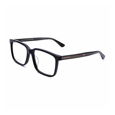 Gucci Optical Glasses [Available Prescriptions] Ultra-light Italian Plates, Natural Black F Glasses Case (random Size and Color) + Glasses Cloth