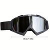 Lunettes de Moto Anti-poussière Lunettes de Course Coupe-vent pour Hommes et Femmes Motocross Vélo Ski Outdoor VTT Lunettes
