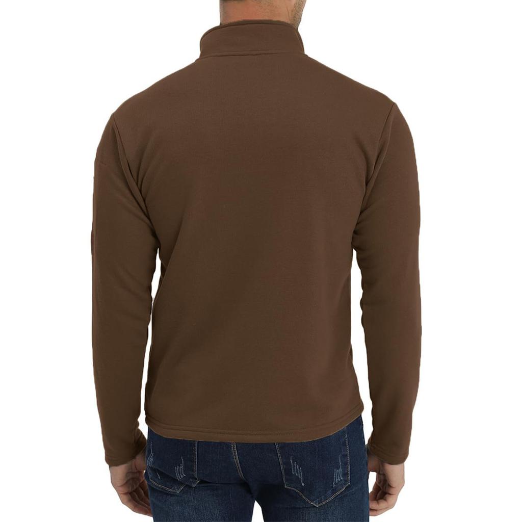 Mens Cowboy Classic Vintage Graphic Western Long Sleeve Half Zip Pullover Retro Warmer Sweatshirts