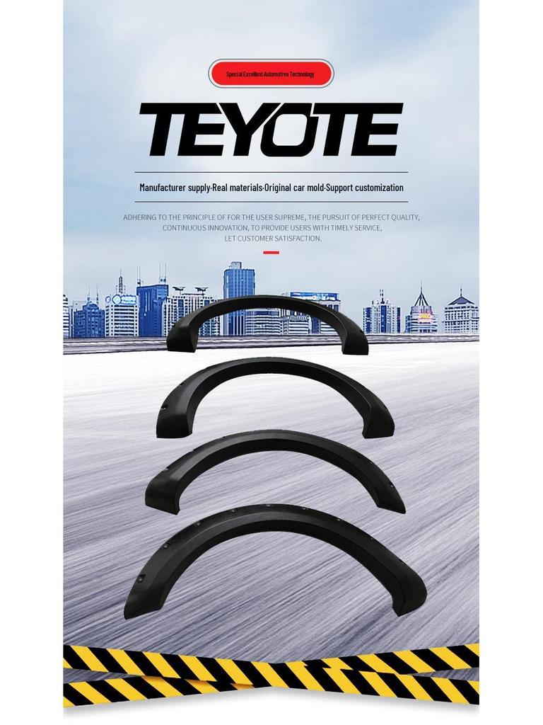 Fender Flares for 2018-2021 Ford F150: 18-19 Models Widened & Modified