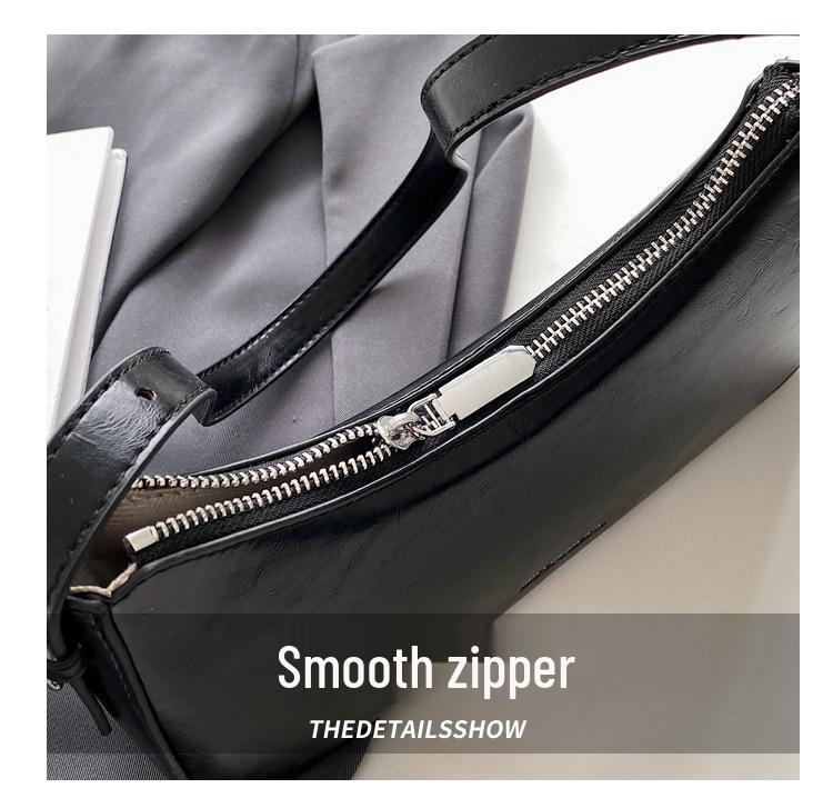 Women's 2025 Niche Design One-Shoulder Underarm Bag – Fashionable Small Square Bag with High-End Appeal