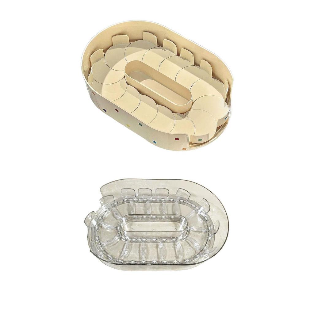 Organizer Turntable Home Decor Rotating Storage Tray, Spice Rack for Vanity Cabinet Refrigerator, Kitchen Bedroom