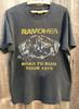 Ramones Road to Ruin Tour 1979 Maglietta Unisex Rara Carbone Stampa Replica S-5XL KH1780