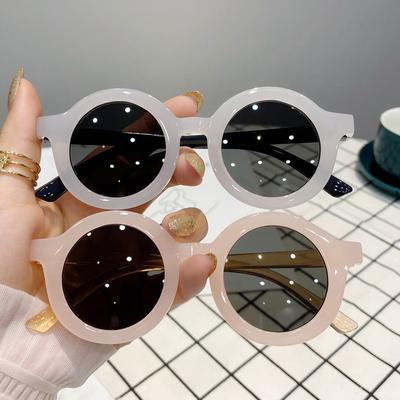 Children'S Sunglasses Uv-Proof Sunglasses Cartoon Glasses Frames Boys And Girls Sunshades Versatile 2206