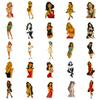 50 Non-Repeating Classic Retro Girl Graffiti Stickers Diy Notebook Luggage Water Cup Stickers