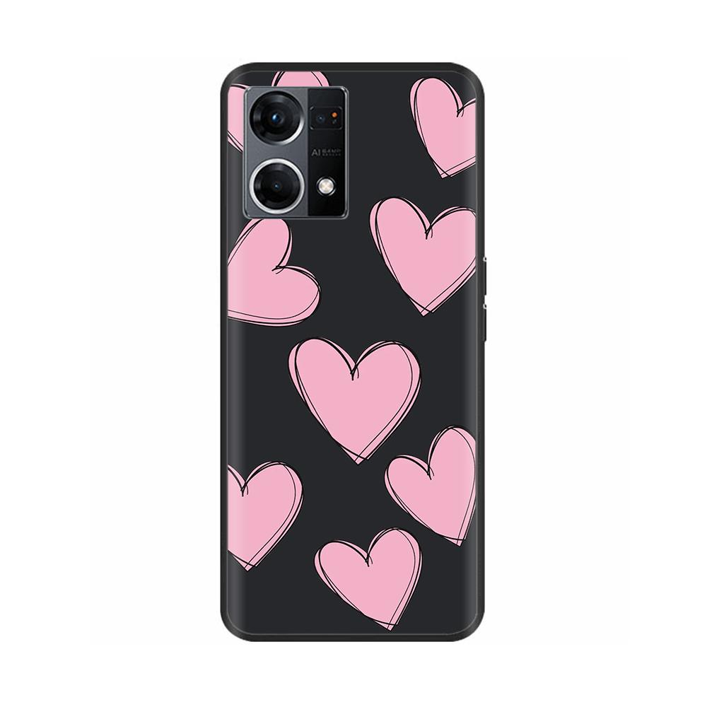 For Oppo F21 Pro CaseTPU Bumper Soft Silicone Bumper Back Phone Cases for OPPO F21 Pro Reno 7 Reno7 4G Case Cover Fundas Coque