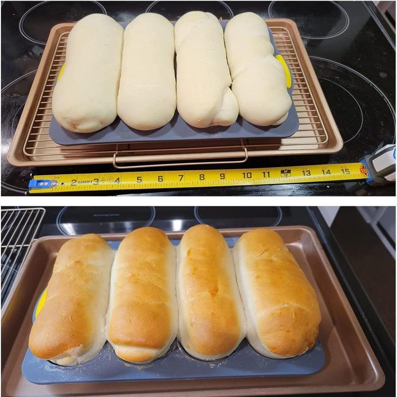 Baking Mold Restaurant Bread Food Mould Grade Baguette Bake Tray Silicone Anti-scalding Non-stick Oven Tool Kitchen Accessories