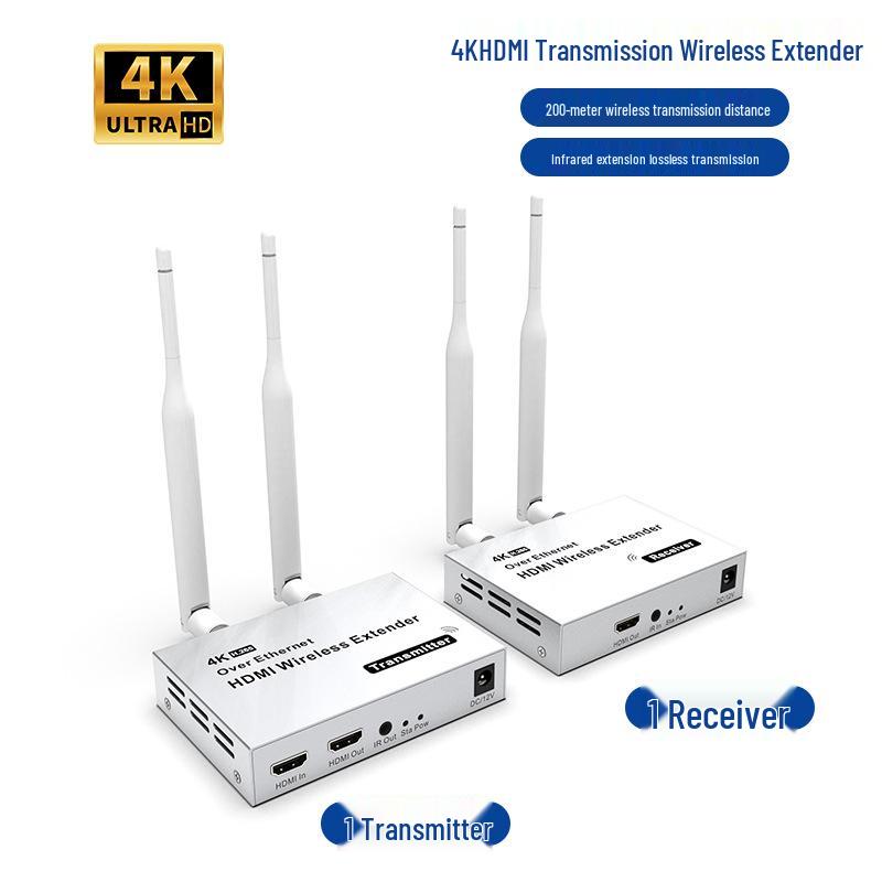 4K Wireless HDMI Extender and Receiver 150M for Screen Projection