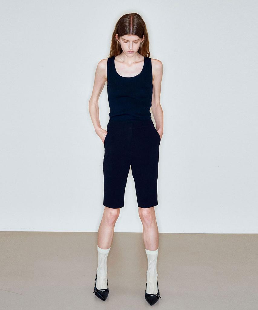 Ssikeoseun Skinny Biker Shorts_Black