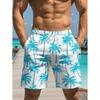 Kokospalmen 3D-gedruckte Badeshorts Palmen-Grafik Boardshorts für den Sommer Harajuku Hawaiianisch Coole Badehosen