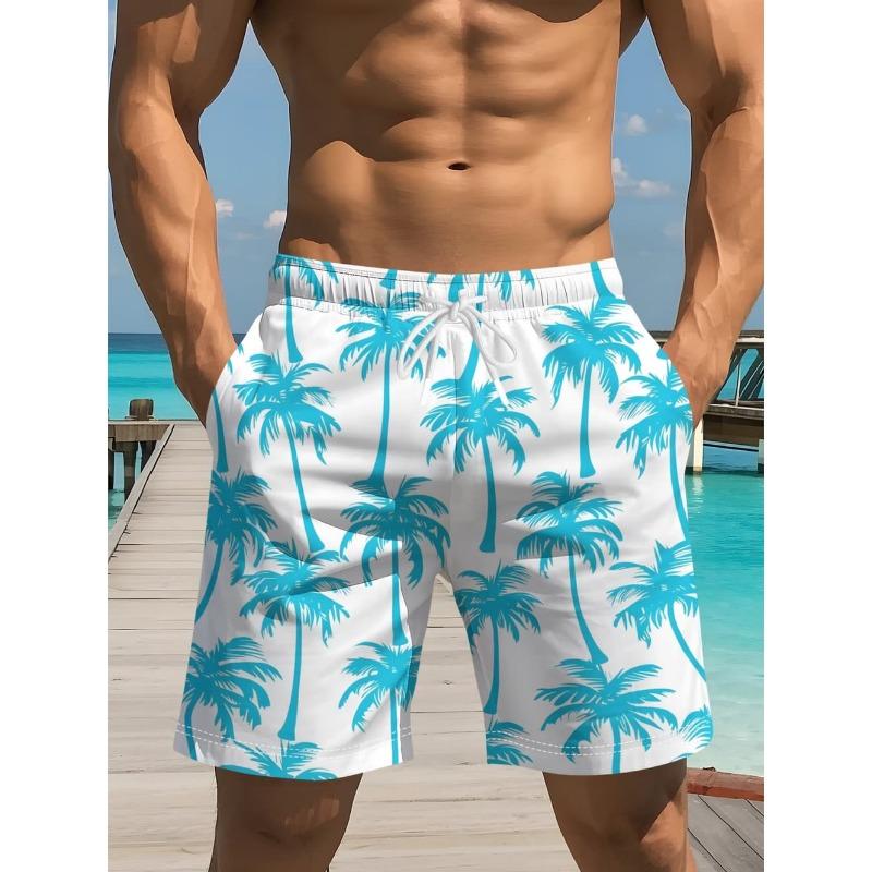 Kokospalmen 3D-gedruckte Badeshorts Palmen-Grafik Boardshorts für den Sommer Harajuku Hawaiianisch Coole Badehosen