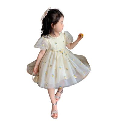 Baby Kids Dress Tulle Ceremony Dress Baby Dress Baby Clothes Girls Babies Clothes Cute Stylish Wedding Recital Number [KakiKhaki] Children's