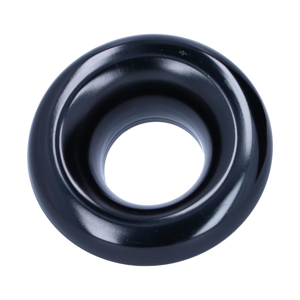 4in Cold Air Intake Turbo Horn Velocity Stack Adapter Decoration CNC Aluminum Car AccessoryBlack