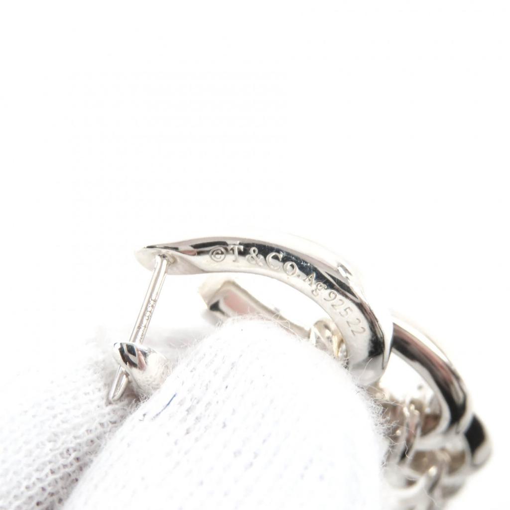 Great TIFFANY&Co. Pierce Forge Drop Link Silver AG925 Women Used