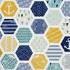 Outdoor Decorative Fabrics Oxford - Geometric Nautical Motif