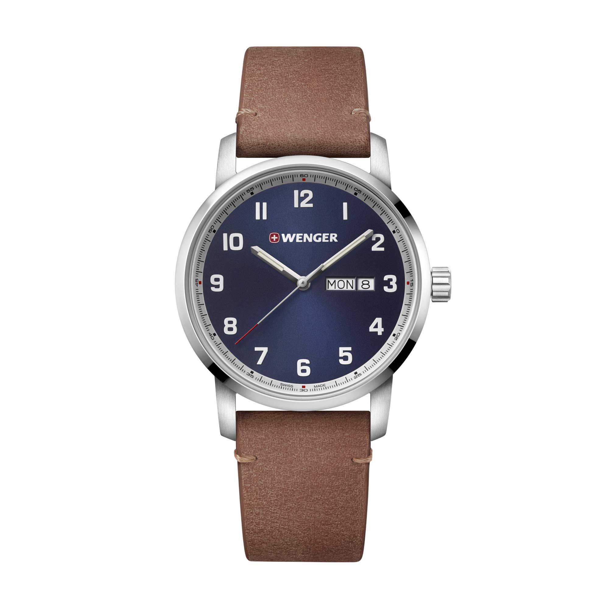 WENGER ATTITUDE Quartz Blue Watch, [] 01.1541.114