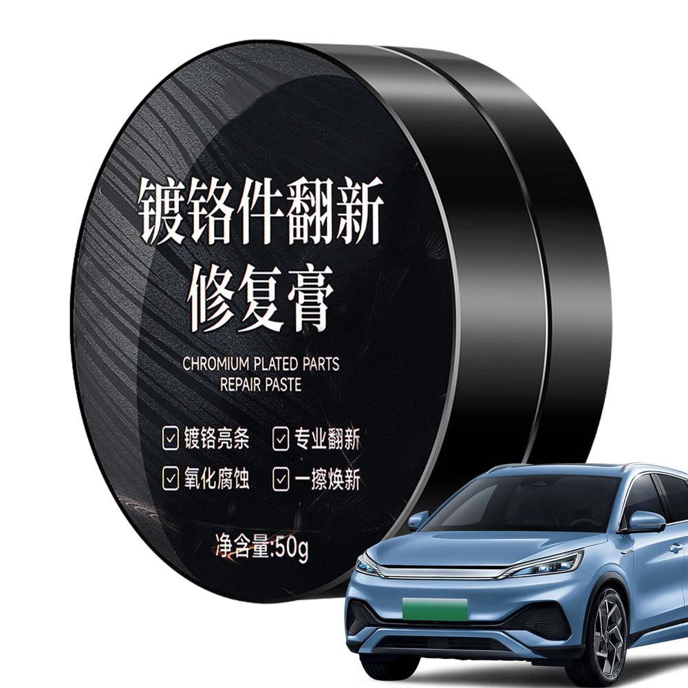 Car Chrome Polish Stainless Steel Polish Watch Scratch Remover Oven Cleaner Paste for Car Beauty Cleaning Daily Maintenance