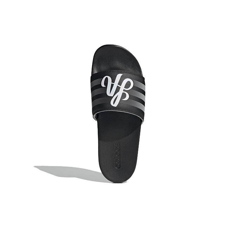New Adidas Adilette Comfort Sandals Core Black Cloud White Black