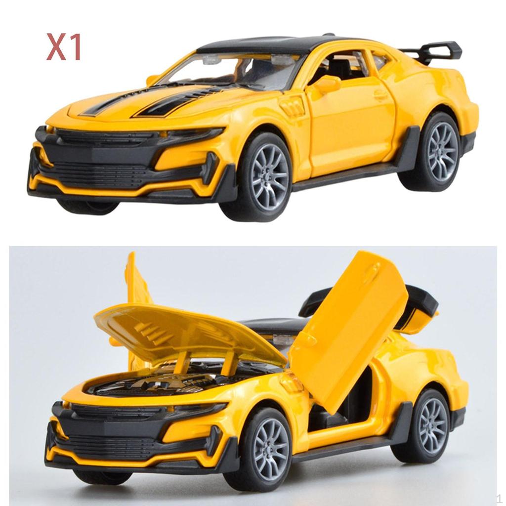 1/36 Diecast Model Car Ornament 4 Opening Doors Small with Pullback Action Display Toy for
