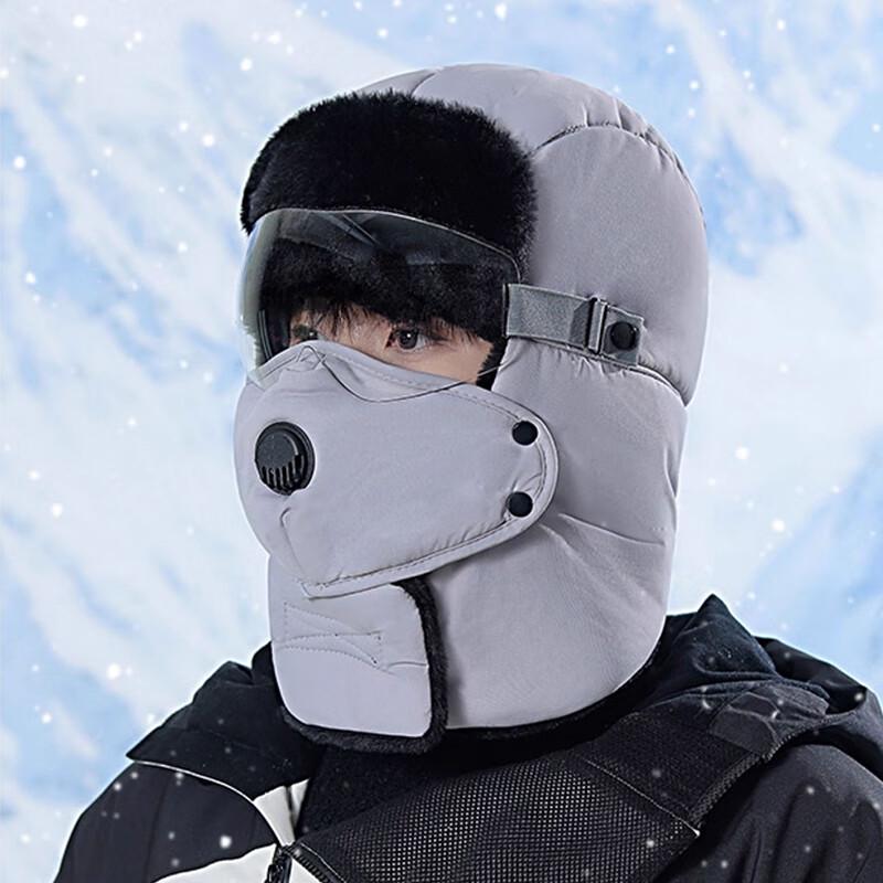 Winter Lei Feng Hat with Goggles