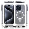Anti-Yellowing Glitter Clear Case for Magsafe Iphone 17 Air 16 E 15 15Pro 14 Plus 13 Pro Max 13Pro 14Pro 16Pro 17Pro Mag Safe Phone Cover