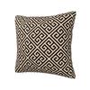 Luxury Greek Meander Black And Beige Design Cushion Cover for Sofa Soft Pillow Case Home Decorative
