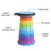 1pcs Portable round Folding Chair Accordion Chair Height Adjustment Simple Tool Elephant Swing Playground Queue Chair