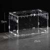 Anti-Escape Reptile Habitat Clear Spider Feeding Case Durable Lizard Breeding Box  for Chameleon