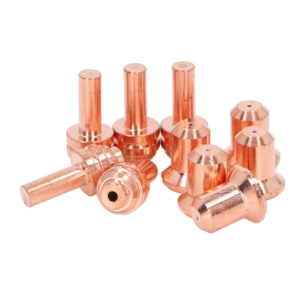 10 szt. Zestaw dysz i elektrod Mosiądz 176655 Elektroda 176656 Końcówka dyszy Materiały eksploatacyjne dla WSP?20027