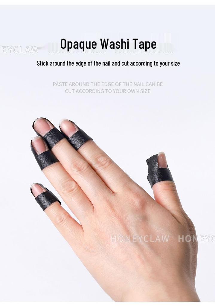 100 Black Fingerless UV Protection Gloves for Nail Art