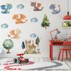 Cute Cartoon Dinosaur Wall Stickers for Kids Room Nursery Kindergarten Home Decor Self Adhesive Removable Decals