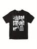 Black Crew Neck T-Shirt Featuring Portraits of Band Members And The Text 'BIG BANG'