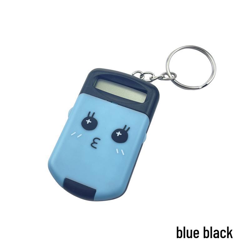 Cartoon Animal Flip-Top Mini Calculator Pendant for Kids